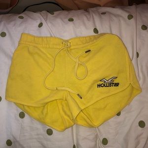 Yellow Hollister Shorts